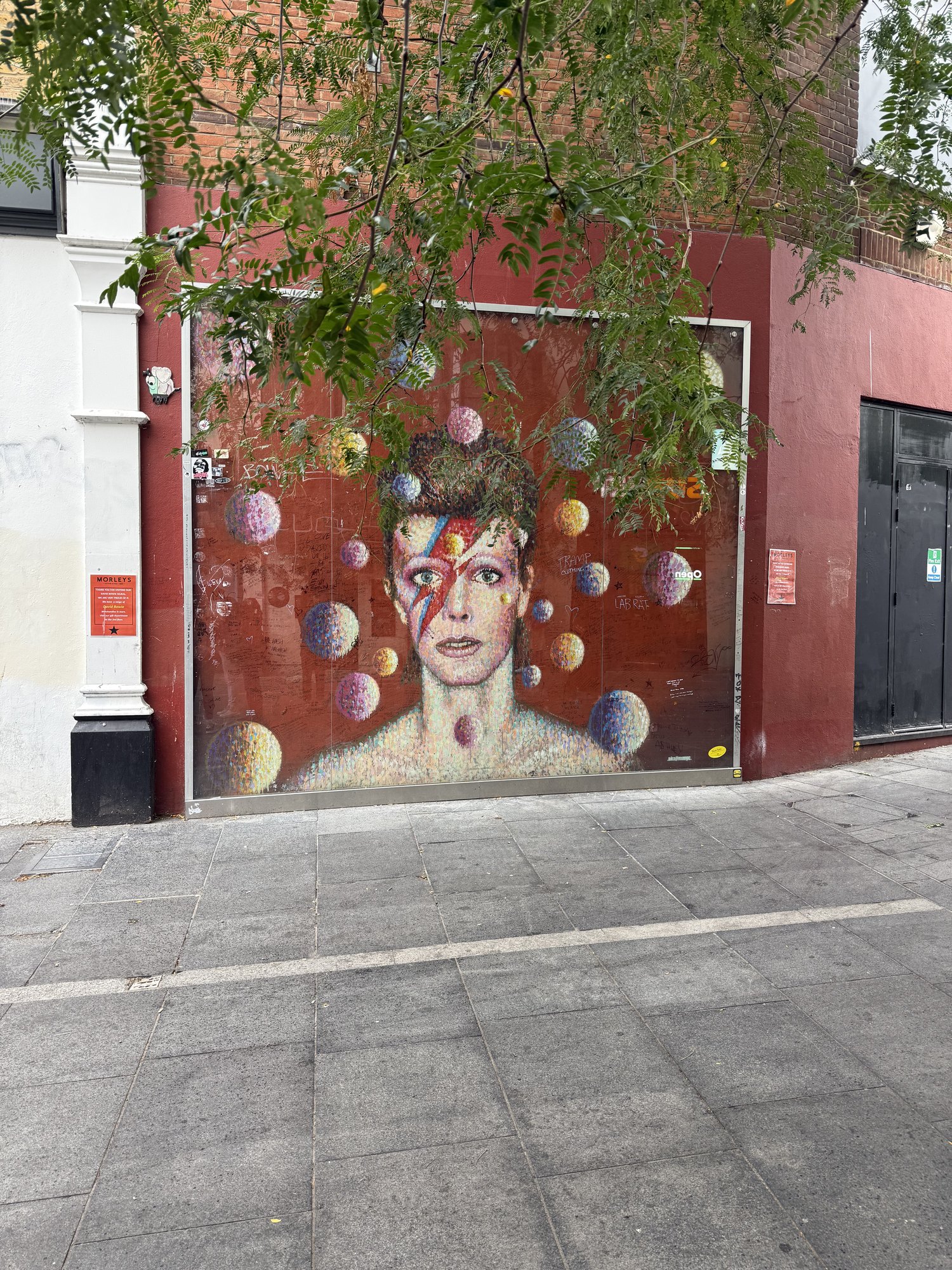 The Wall of David Bowie