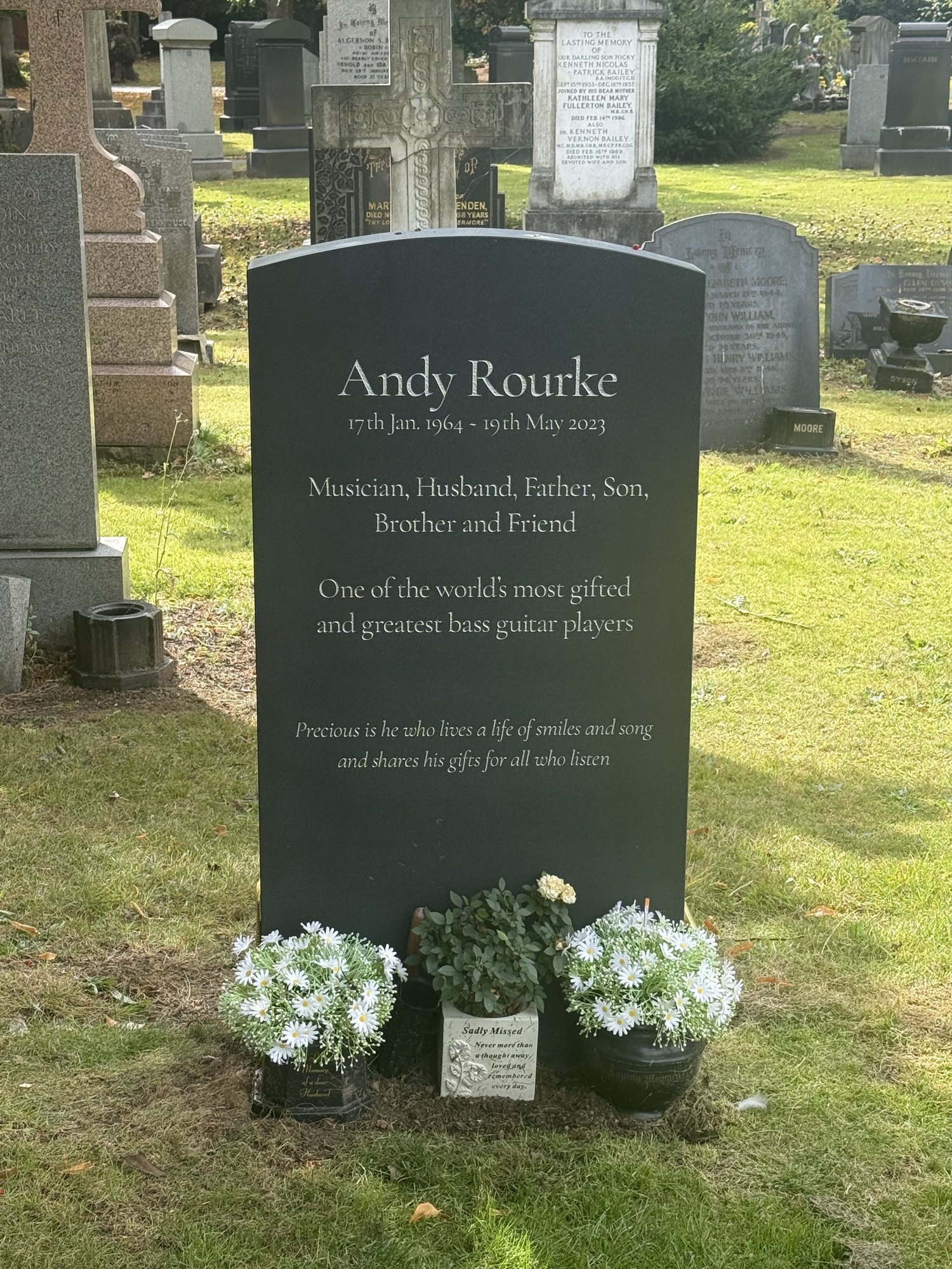 Andy Rourke's Grave
